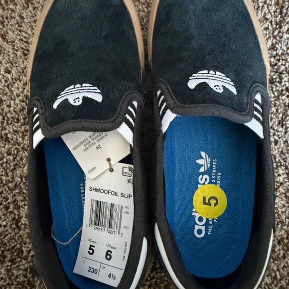ADIDAS Shmoofoil Slip-on Shoes - Size Mens 5 / Womens 6 - New w/ tags - Picture 4 of 4